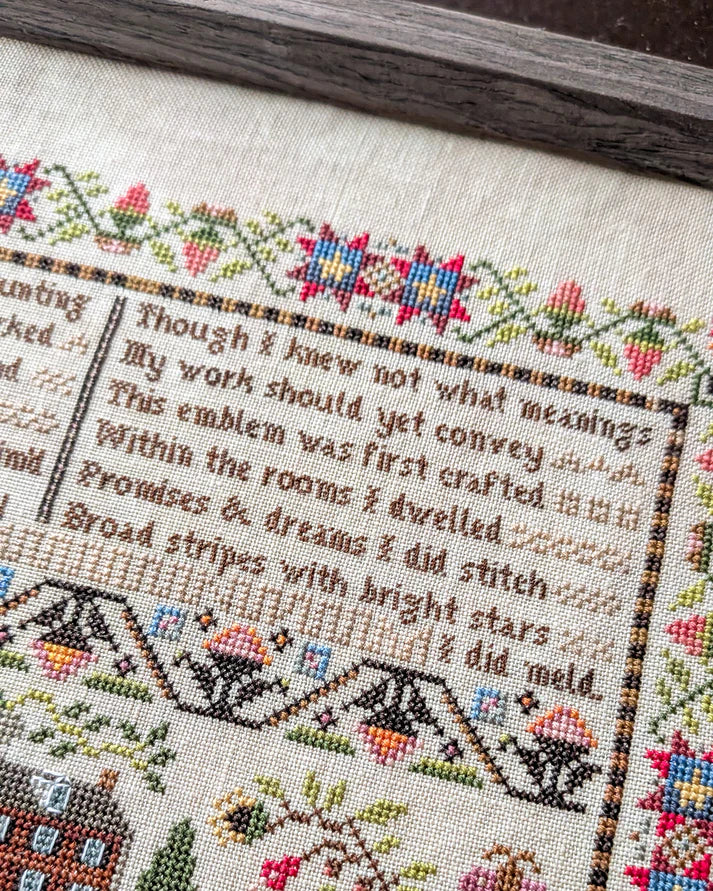 Shaded Stitchery A SAMPLER FOR GRACE Cross Stitch Pattern Nashville Market