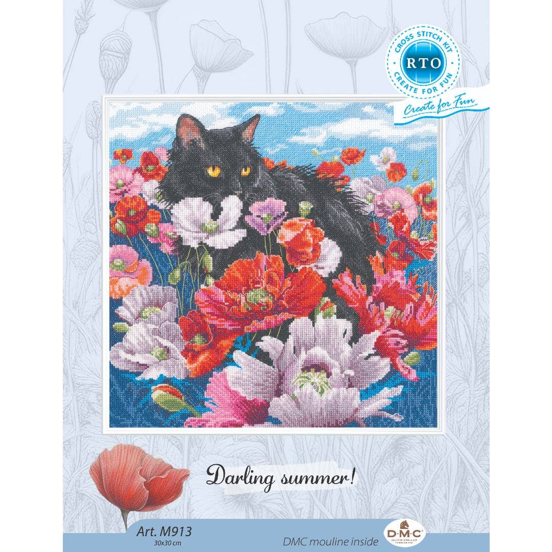 Darling Summer Cross Stitch Kit RTO Counted M913