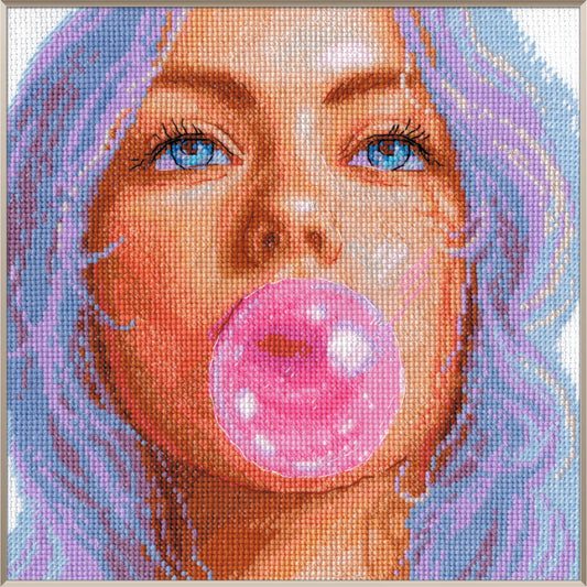 Bubblegum Dreams Cross Stitch Kit from Aine A1032