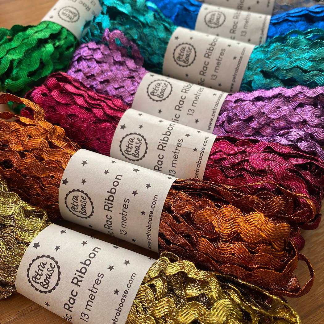 Metallic Ric Rac Ribbon Trim 15 yard Pack
