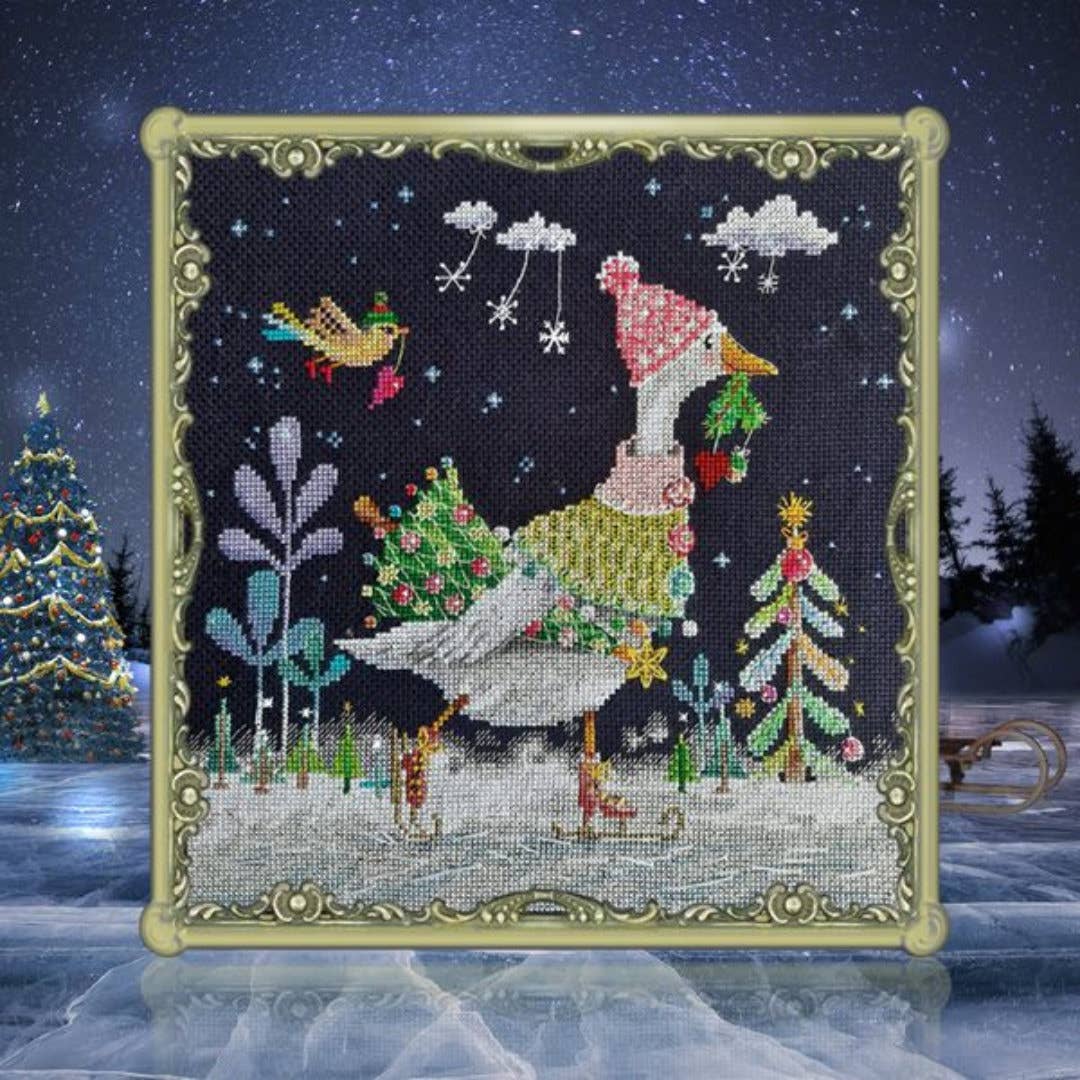 Magic Skates Counted Cross Stitch Kit by RTO M1008