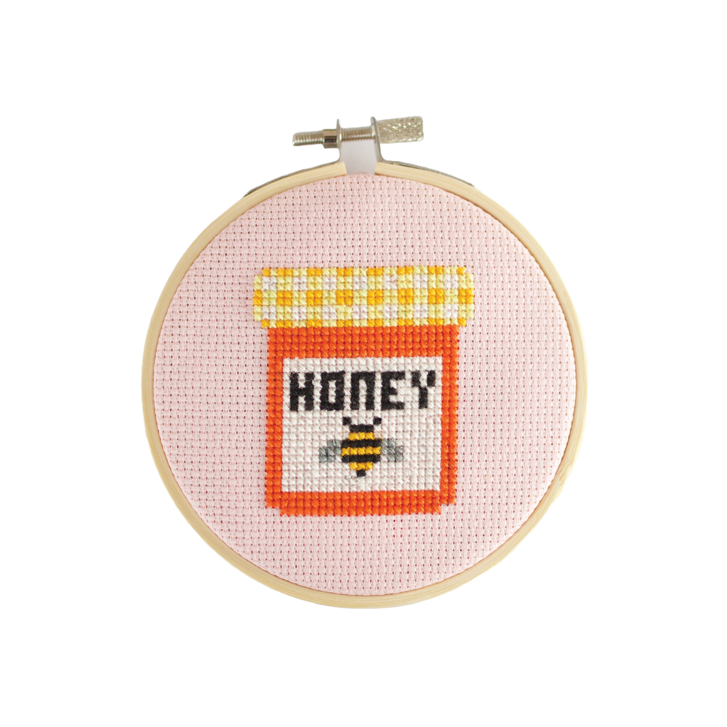 Honey Jar Cross Stitch Kit Beginner Friendly