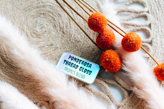 Ponderosa Thread Gloss TROPICS Scented Beeswax Thread Conditioner