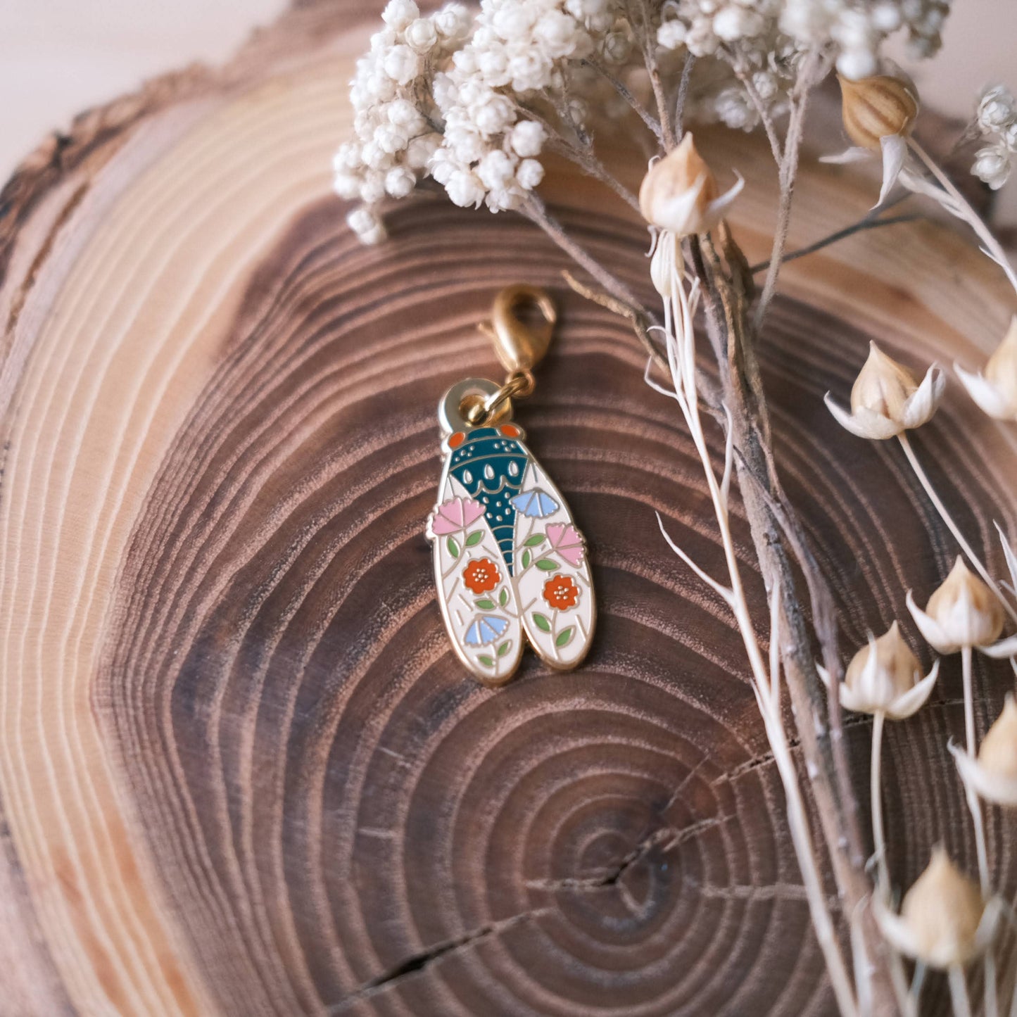 Cicada Notebook Charm
