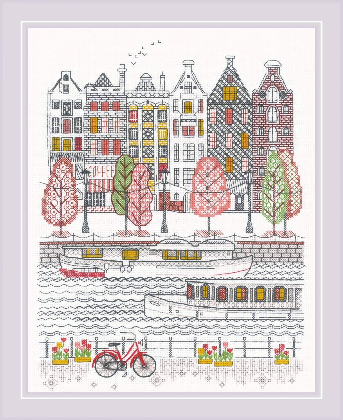 City On Water Cross Stitch Kit From Riolis 2051