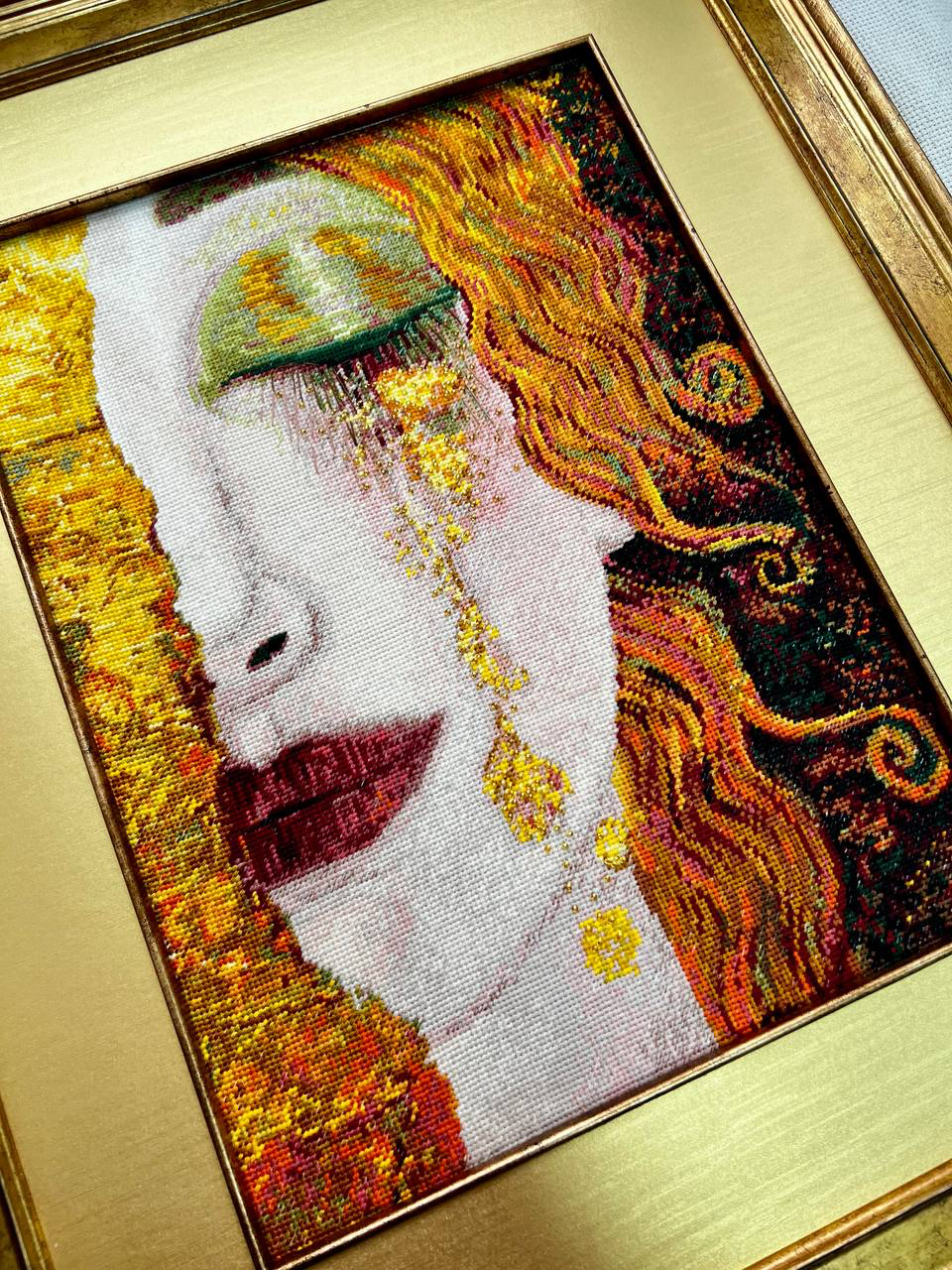 Golden Tears Cross Stitch Kit Riolis 2314