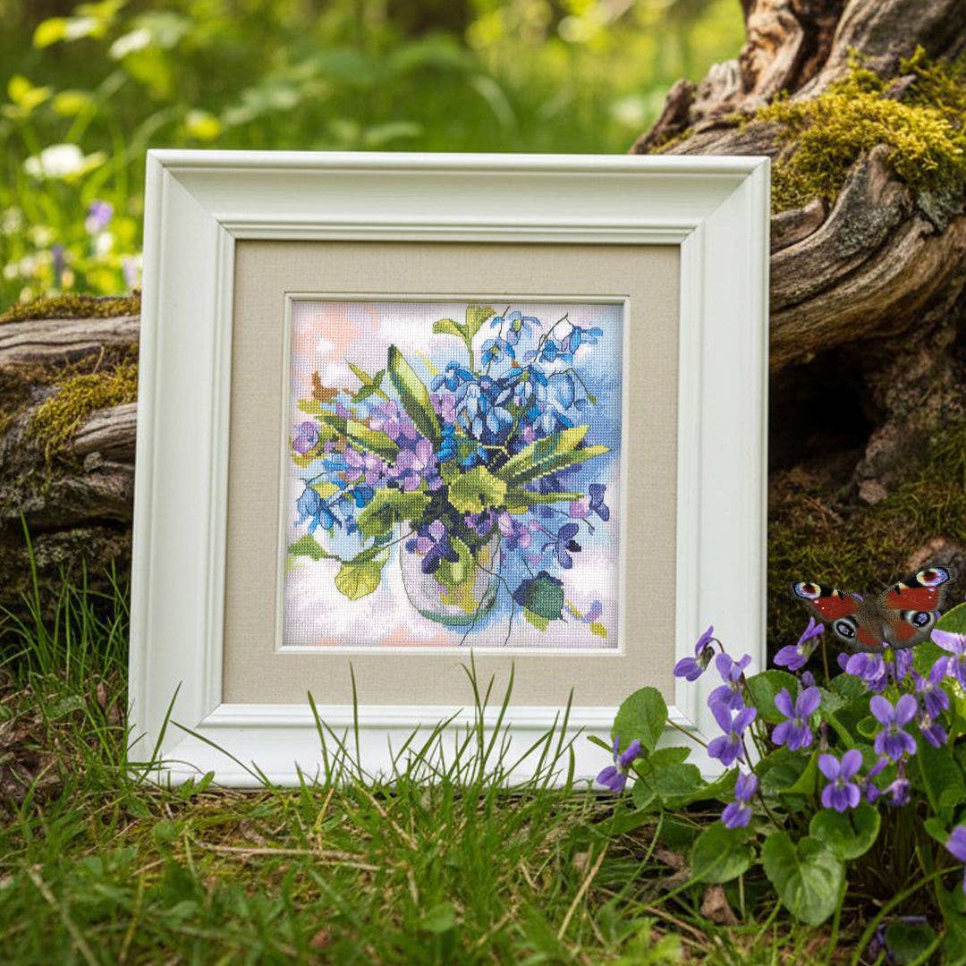 Spring Bouquet Cross Stitch Kit RTO M1080