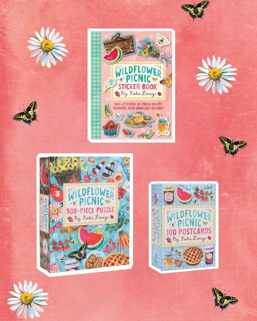 Wildflower Picnic Sticker Book by Kate Daisy