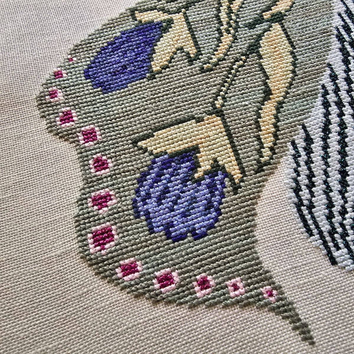 FLOWER MOTH III Cross Stitch Pattern by The Wishing Thorn