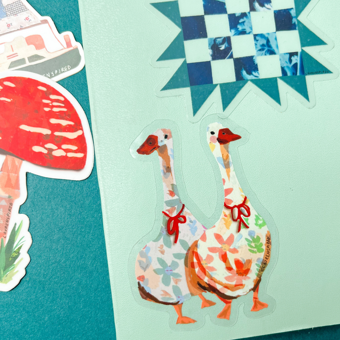 Silly Geese Vinyl Sticker