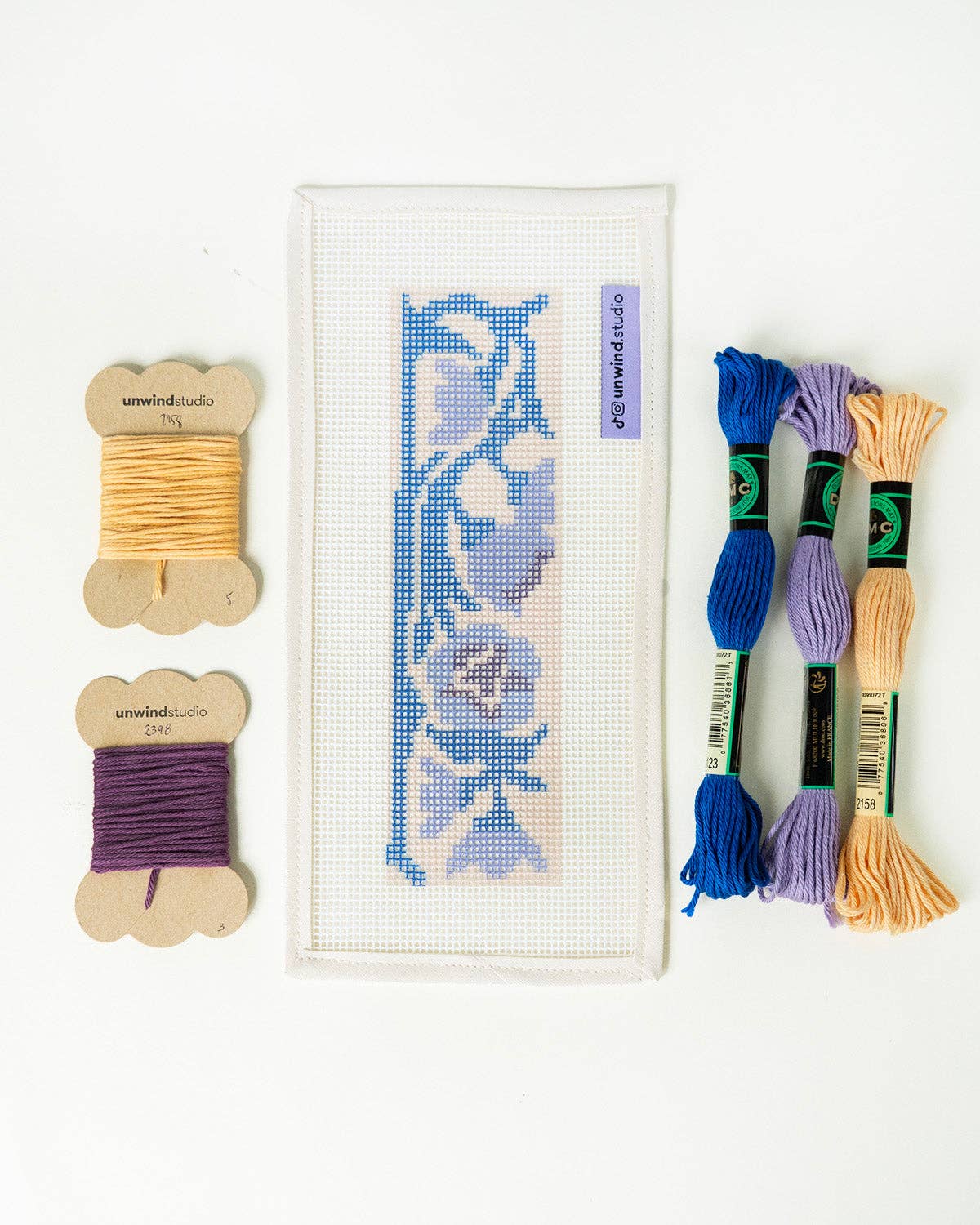 Bluebell Bookmark Needlepoint Kit