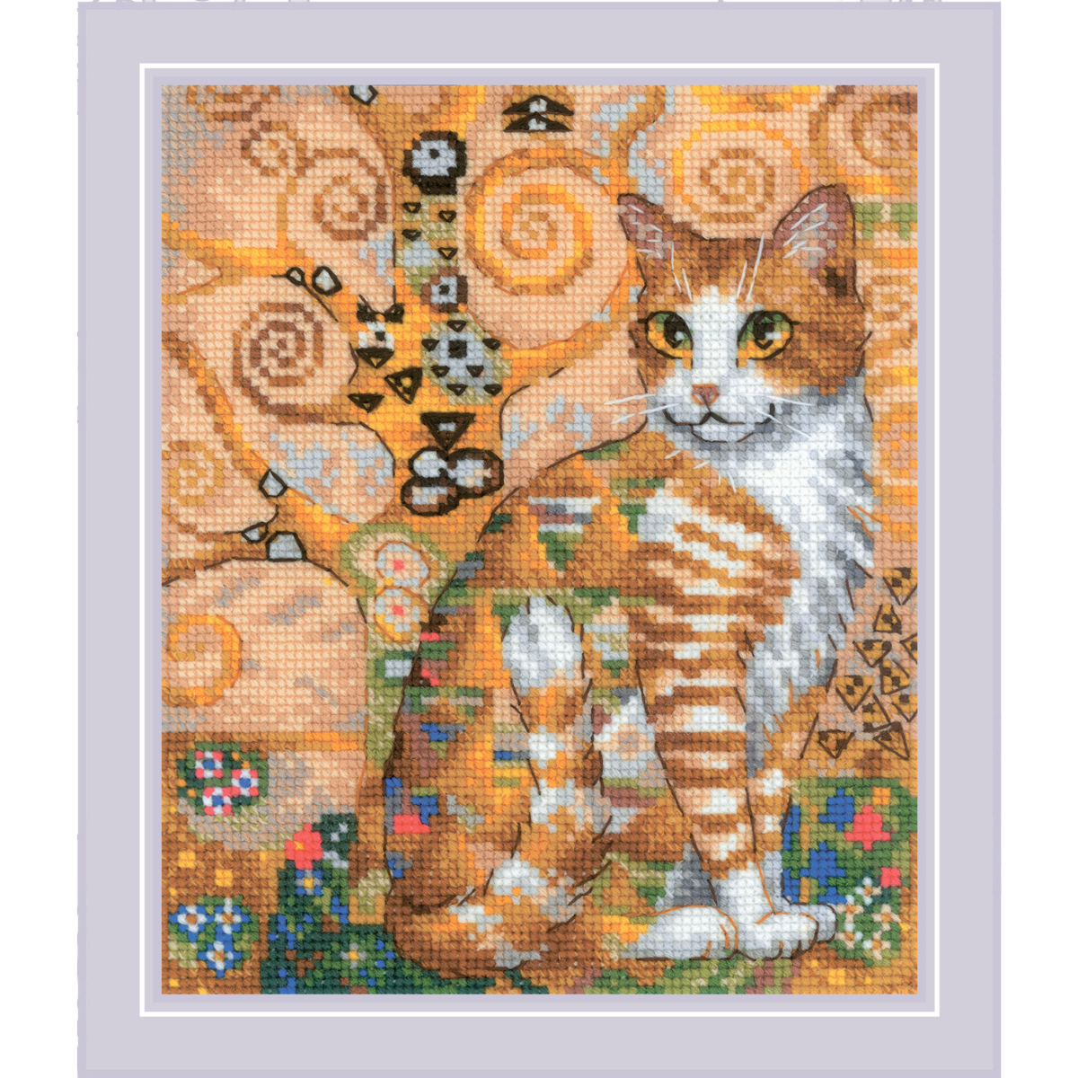 Golden Cat Cross Stitch Kit From Riolis 2319