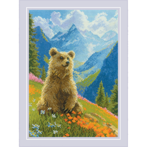 Clumsy Bear RIOLIS Cross Stitch Kit 2344