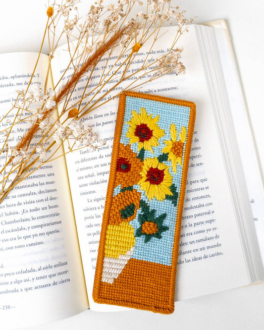 Van Gogh - Sunflowers Bookmark Needlepoint Kit