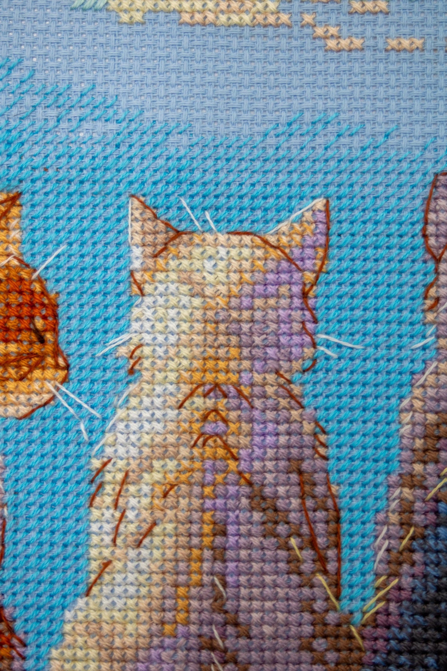 CATS BY THE SEA Cross Stitch Kit by AINE A1034