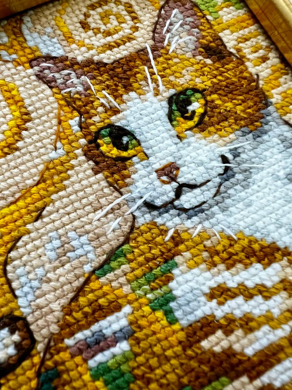 Golden Cat Cross Stitch Kit From Riolis 2319