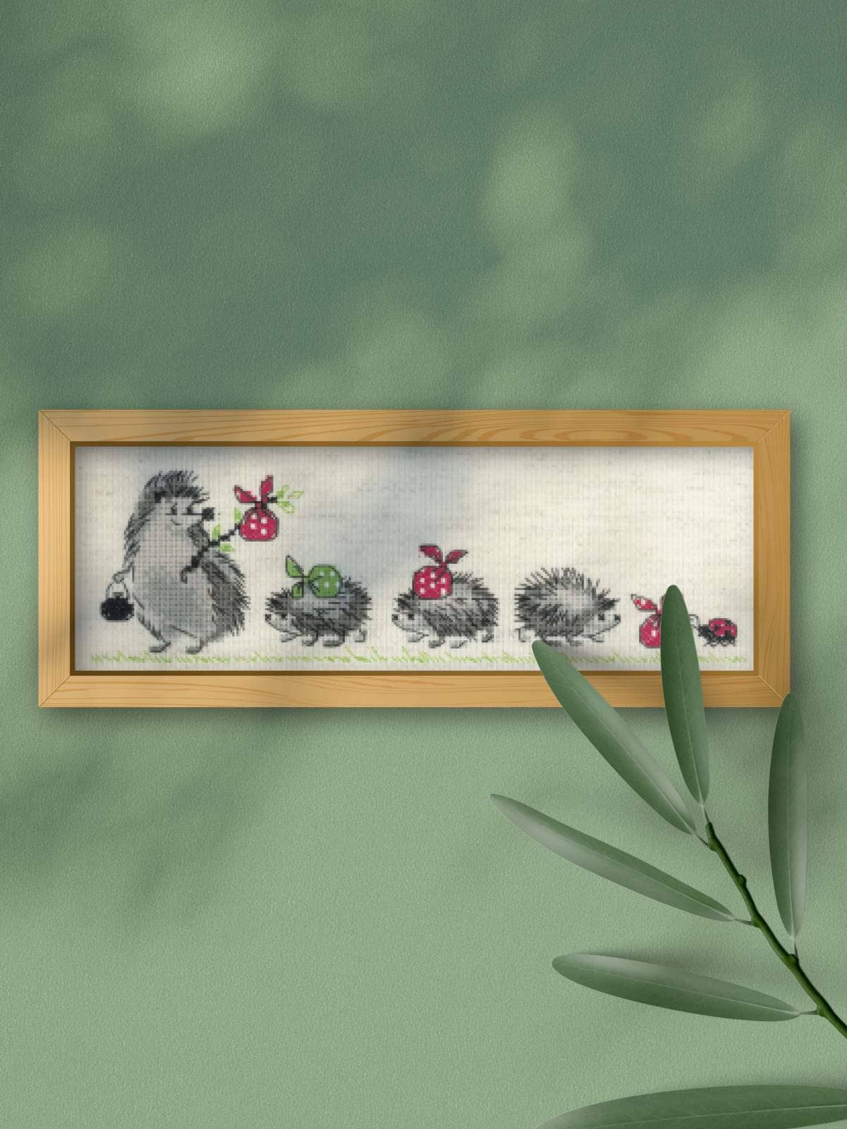 HEDGEHOGS Cross Stitch Kit by RIOLIS 1711