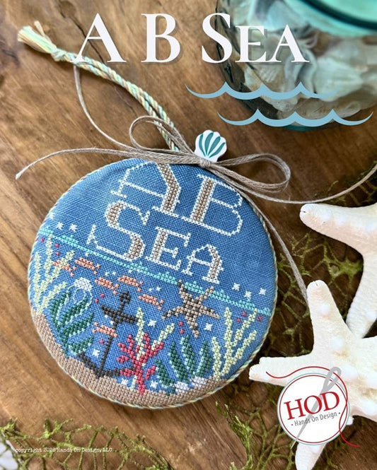 PREORDER A B SEA Hands On Design Cross Stitch Pattern