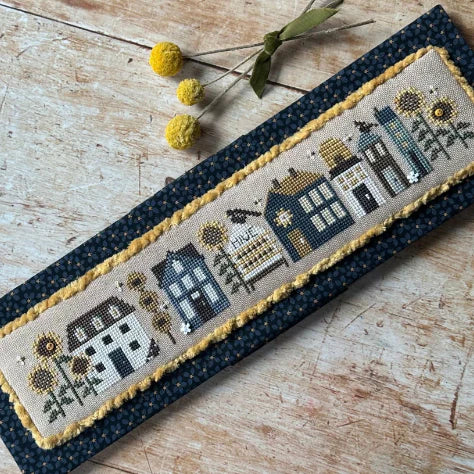 A Honey of a Tiny Town Heart in Hand Cross Stitch Pattern