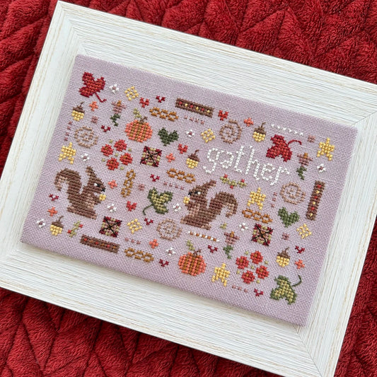 A Little Autumn Cross Stitch Pattern by Sweet Wing Studio