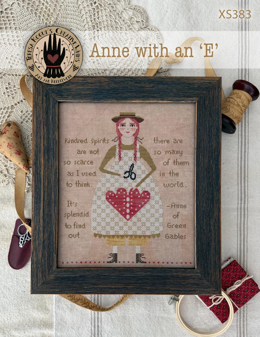 PREORDER Teresa Kogut ANNE WITH AN E Cross Stitch Pattern Nashville Market