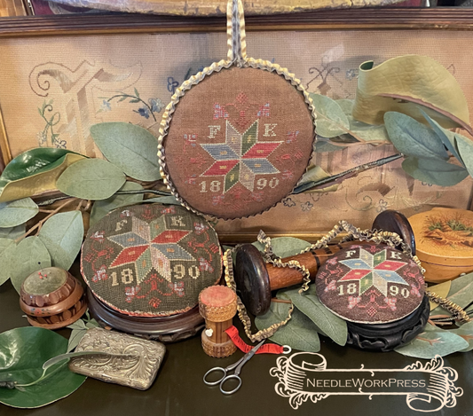 A Parlour Pincushion Cross Stitch Pattern by Needlework Press Nashville Market