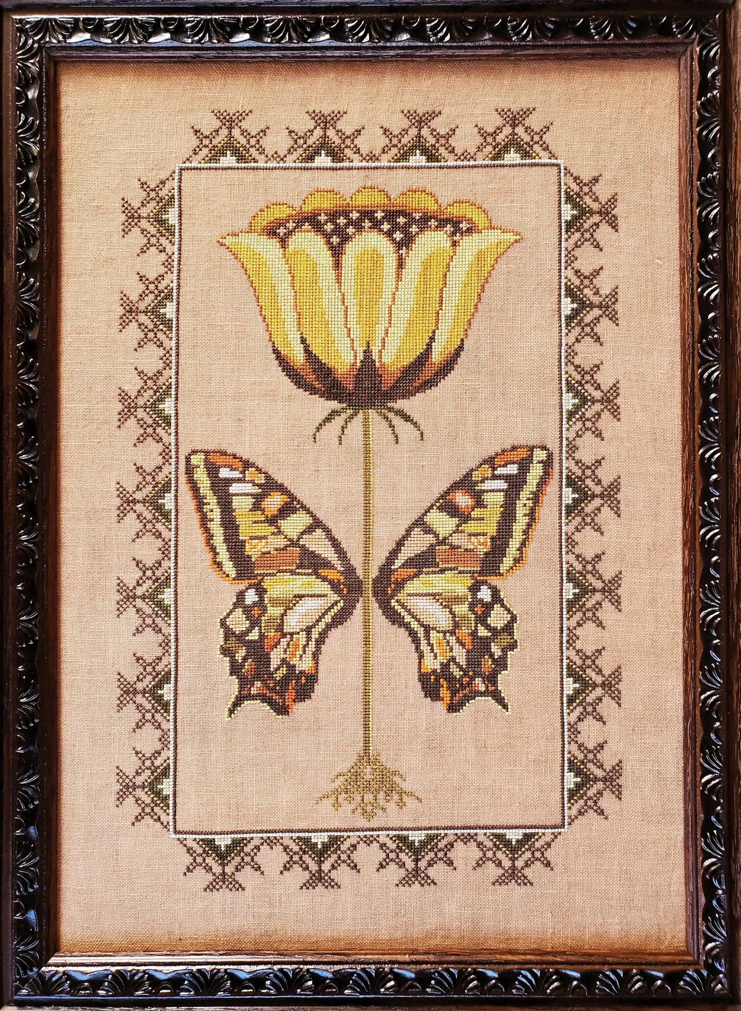 A Study in Garden Fairies Cross Stitch Pattern by the Artsy Housewife Nashville Market