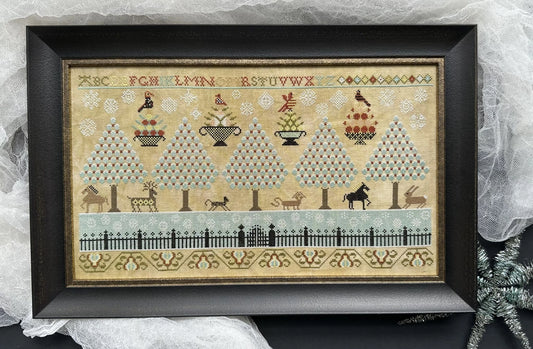 A Winter Sampler Cross Stitch Pattern Kathy Barrick PHYSICAL copy