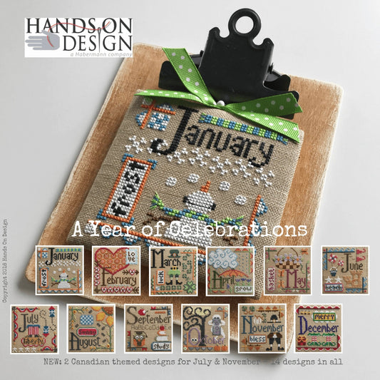 A Year of Celebrations Hands on Design Cross Stitch Pattern