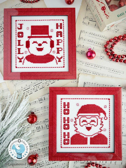 A Vintage Little Christmas Cross Stitch Pattern Luminous Fiber Arts Nashville Market