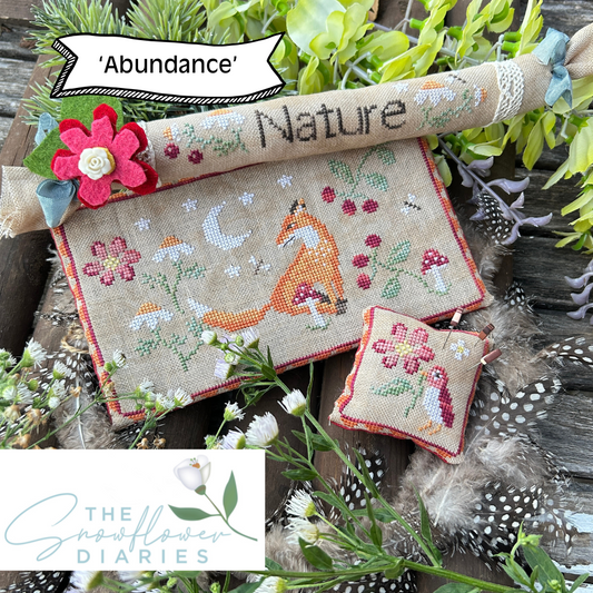 PREORDER Snowflower Diaries ABUNDANCE Cross Stitch Pattern