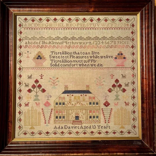 Ada Davies Sampler 1852 by The Wishing Thorn Cross Stitch Pattern