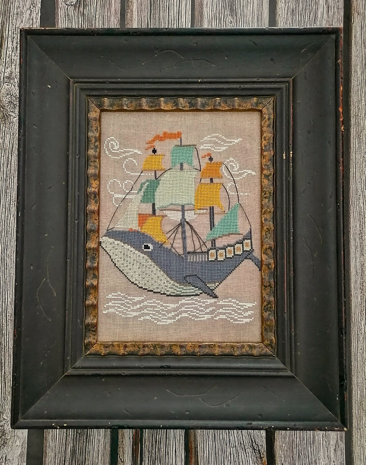 Afloat Cross Stitch Pattern by Twin Peak Primitives Nashville Market ...