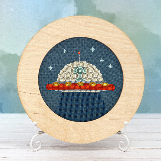 PREORDER Alien Crossing by Counting Puddles Cross Stitch Pattern