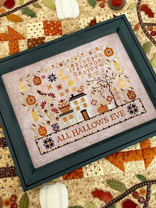 All Hallow's Eve by Blueberry Ridge Design Cross Stitch Pattern Physical Copy