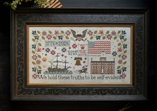 PREORDER AMERICA 250 by Plum Street Samplers Cross Stitch Pattern