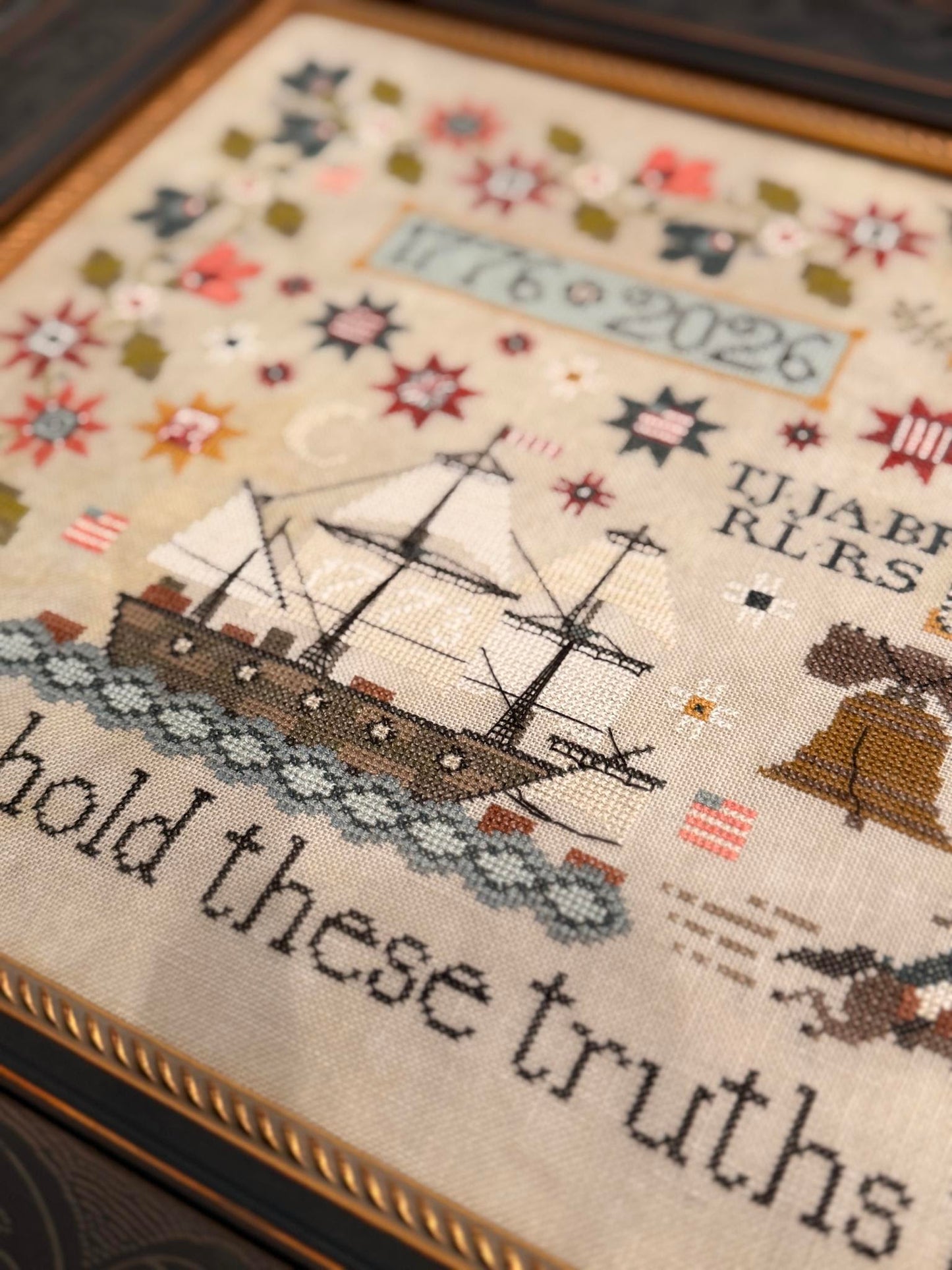 PREORDER AMERICA 250 by Plum Street Samplers Cross Stitch Pattern
