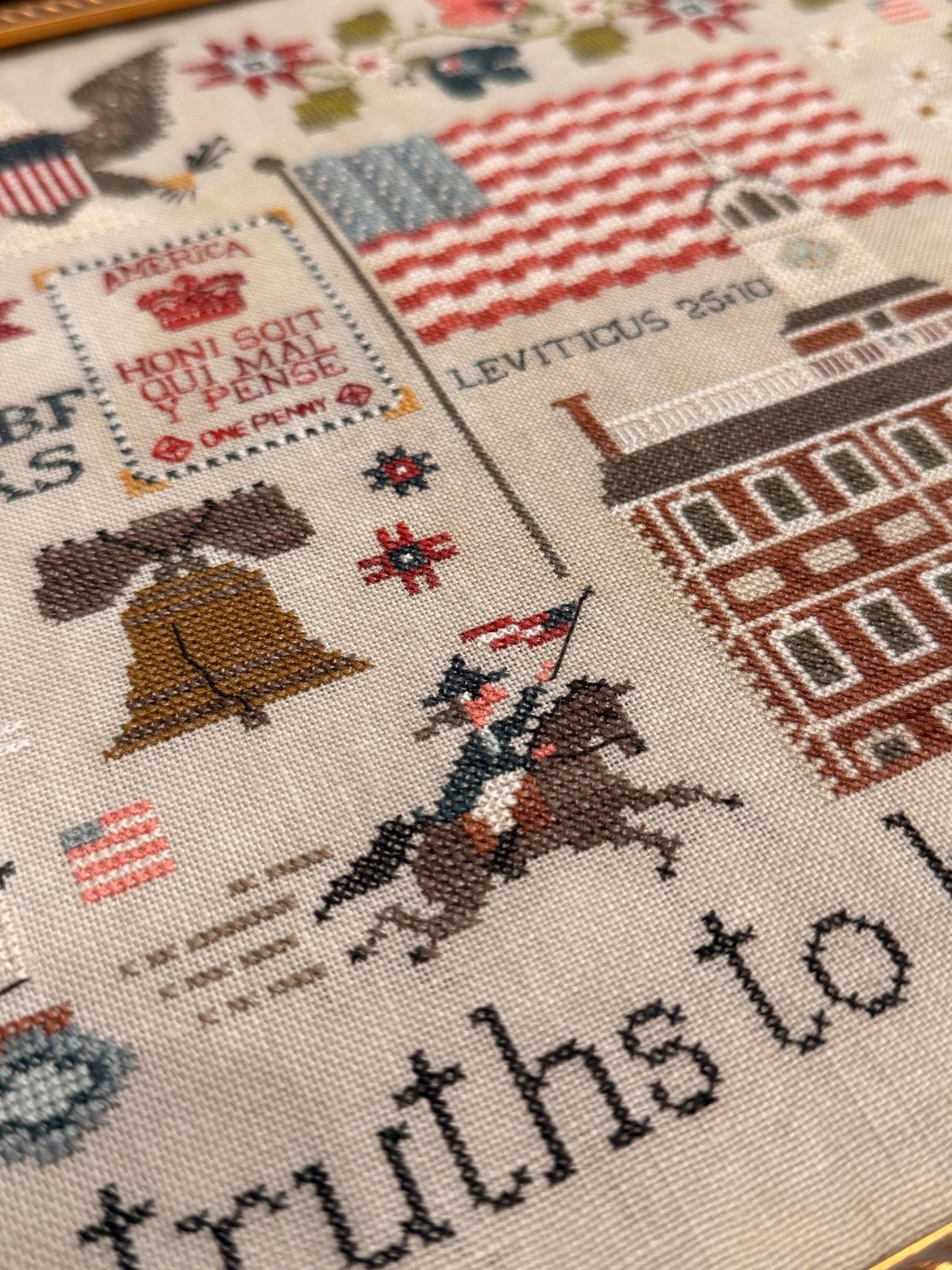 PREORDER AMERICA 250 by Plum Street Samplers Cross Stitch Pattern