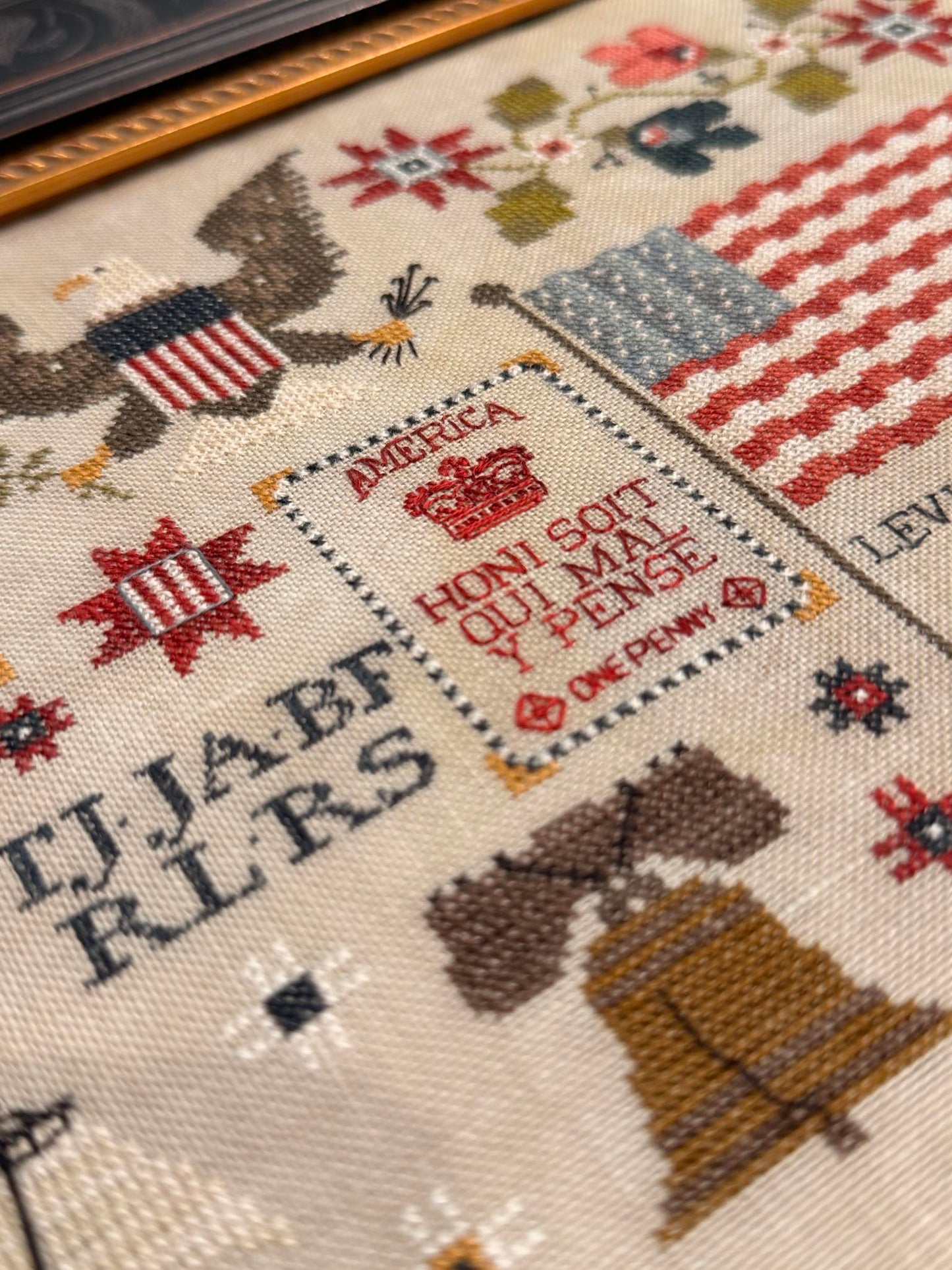 PREORDER AMERICA 250 by Plum Street Samplers Cross Stitch Pattern