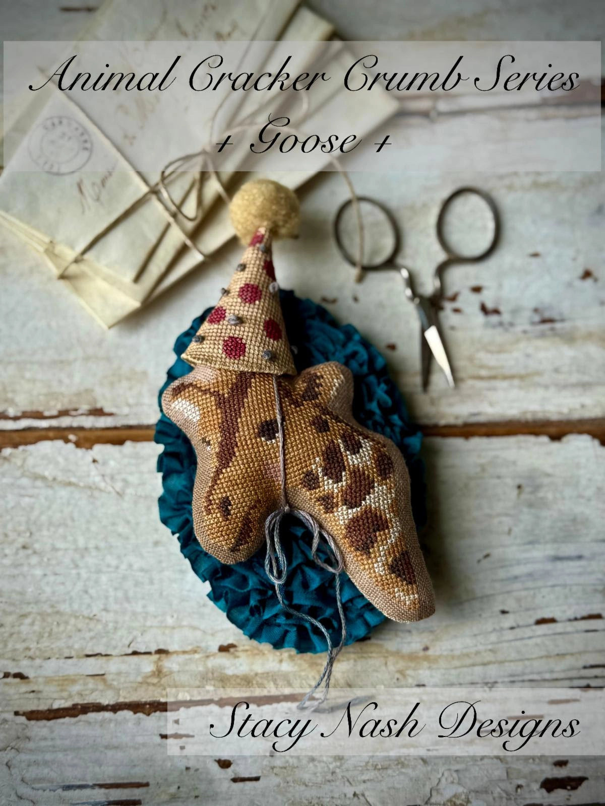 PREORDER Animal Cracker Goose by Stacy Nash Cross Stitch Pattern Nashville Market