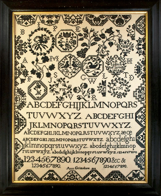 Ann Grimshaw 1818 Cross Stitch Pattern by Scarlet Letter
