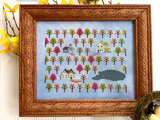 Anne's Orchard Cross Stitch Pattern by Petal Pusher Nashville Market