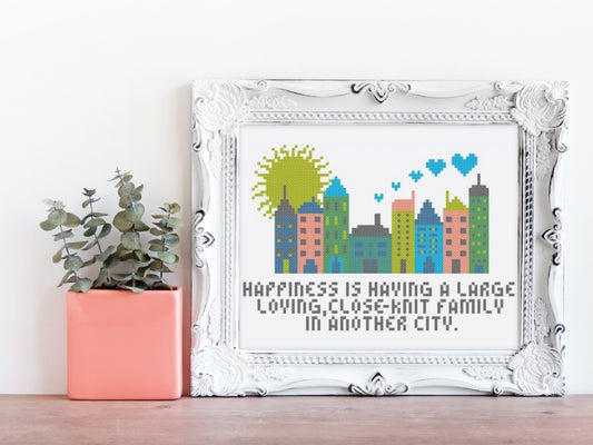 *FREEBIE* In Another City Cross Stitch Pattern PDF by Lindy Stitches