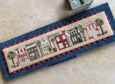 Any Tiny Town by Heart in Hand Cross Stitch Pattern with Embellishments