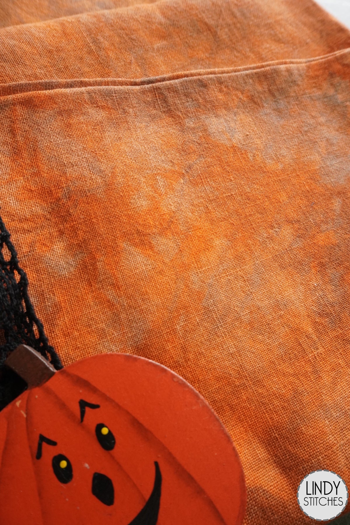 PUMPKIN KING Atomic Ranch Hand Dyed Needlework Fabric