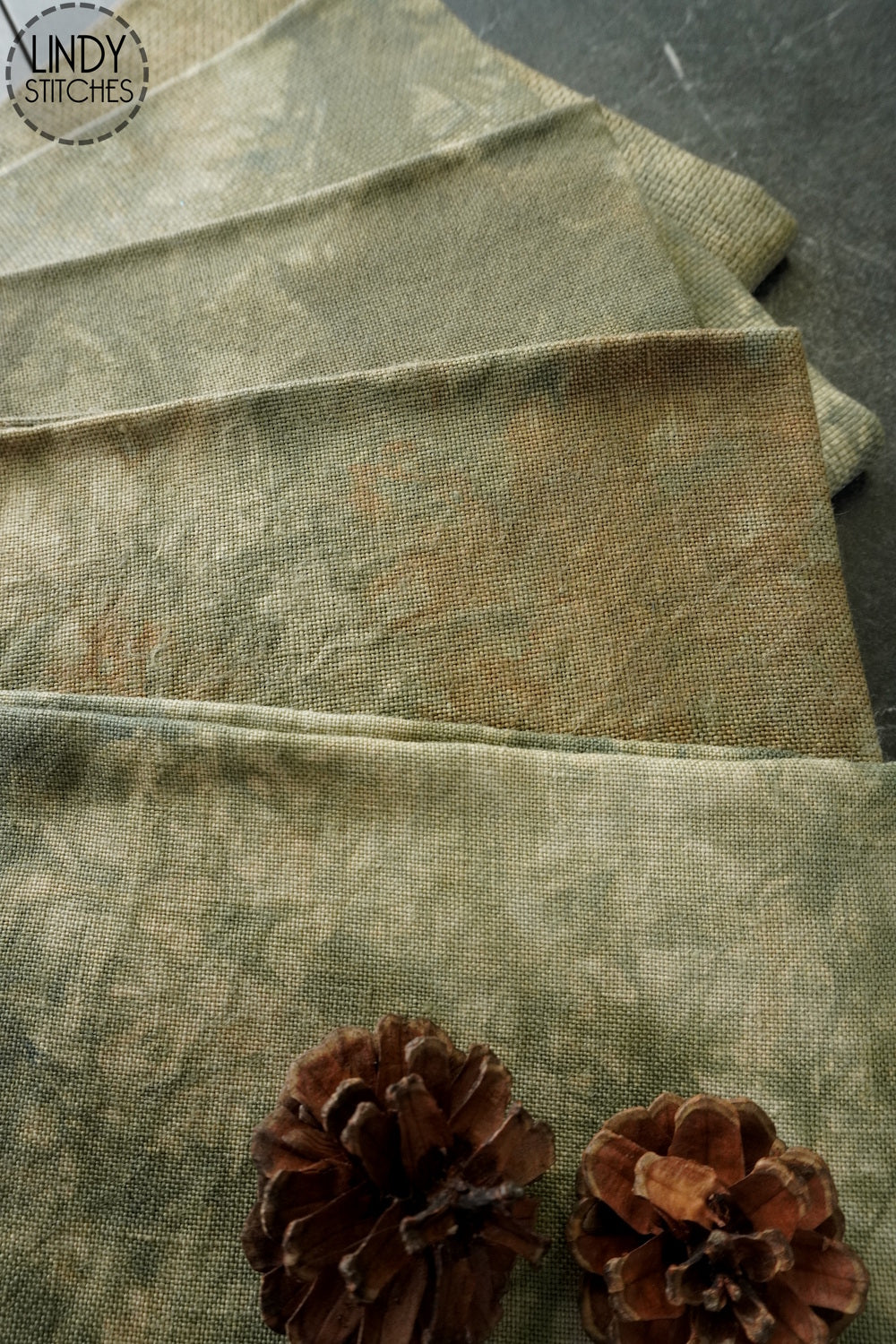 WETLANDS Atomic Ranch Hand Dyed Needlework Fabric
