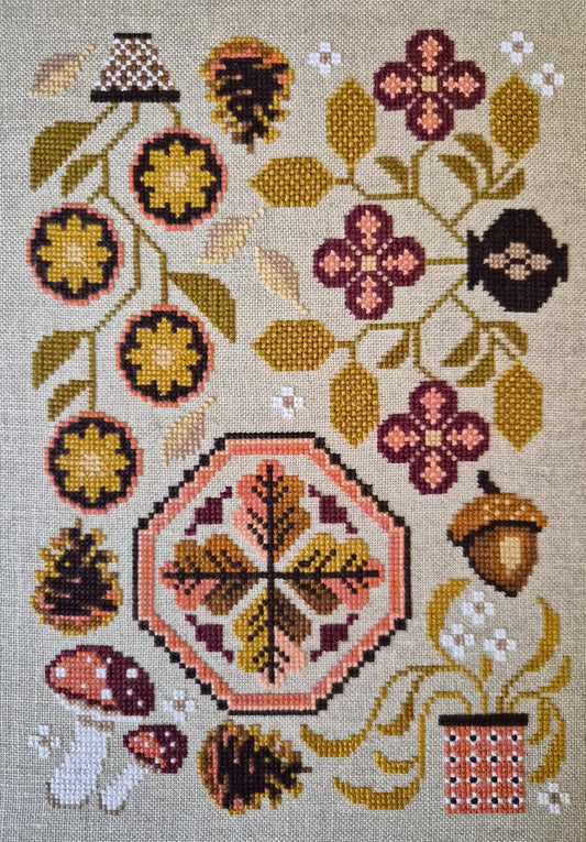 PREORDER Artsy Housewife AUTUMN FEELS Cross Stitch Pattern