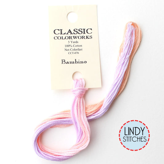 Bambino Classic Colorworks Floss Hand Dyed Cotton Skein
