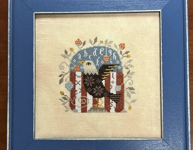 PREORDER Barbara Ana PATRIOTIC ABC Cross Stitch Pattern Nashville Market