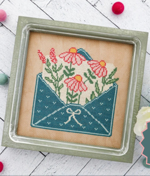 PREORDER Bev Mccullough GARDEN GREETINGS Cross Stitch Pattern Nashville Market